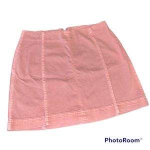Blush Pink Mini Skirt